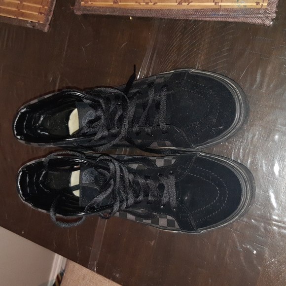 Vans Sk8-HiCheckerboard Black Pewter - Picture 2 of 4